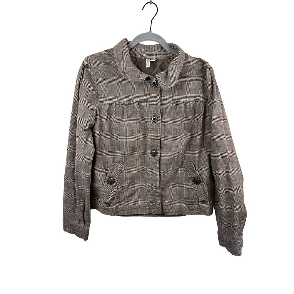 St. John Bay Brown Stretch Jacket Size Medium